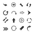 Arrow vector signs icons