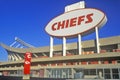 Arrowhead Stadium, home of the Kansas City Chiefs , Kansas City, MO Royalty Free Stock Photo