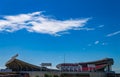 Arrowhead stadium home of the Kansas city Chiefs Royalty Free Stock Photo