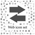 arrows of different directions icon. web icons universal set for web and mobile Royalty Free Stock Photo