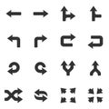 Arrows icons set.