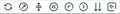 arrows line icons. linear set. quality vector line set such as diagonal arrow, down arrow, right arrow, diagonal left resize,