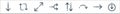 Arrows line icons. linear set. quality vector line set such as downloading, right arrow, next, up down, junction, expand arrows,