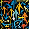 Arrows pattern Royalty Free Stock Photo