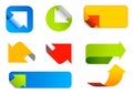 Arrows set. Abstract icons.