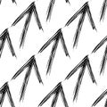 Arrows sketch - seamless pattern. the arrows are drawn carelessly by hand. growth concept