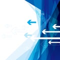 Arrows speed background.
