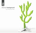 Arrows tree - growth concept. Vector background.