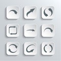 Arrows Web Icons Set