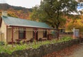 `Buckingham Cottage`, historic accommodation in Arrowtown, New Zealand Royalty Free Stock Photo