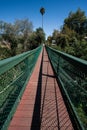 Arroyo Grande Suspension Bridge in California