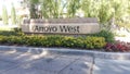 Arroyo West entrance Monument straight shot