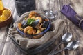Arroz de marisco portugese paella seafood dish