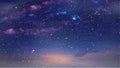 Arry sky at night sunset blue universe cosmic space background