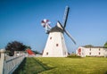 Arsdale Molle, windmill on Bornholm Royalty Free Stock Photo
