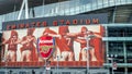 A close up view of the Arsenal stadium, Venue of English