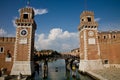 Arsenal entrance, Venice Royalty Free Stock Photo