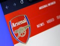 Arsenal football club logo Royalty Free Stock Photo