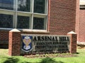 Arsenal Hill Associate Reformed Presbyterian Church located in Columbia, SC Royalty Free Stock Photo