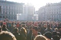 Arsenal London fans Royalty Free Stock Photo