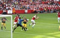 Arsenal scores in Emirates Cup '11