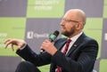 Arseniy Yatsenyuk during 10th Kyiv Security Forum