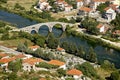 The Arslanagic Bridge from above, Trebinje, Bosnia