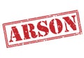 Arson red stamp Royalty Free Stock Photo