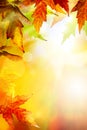 Art abstract autumn background Royalty Free Stock Photo