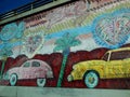 Art Along the Los Angeles Freeway Royalty Free Stock Photo