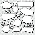 Comic Bubble Speech Balloons Speech Cartoon Speech Vector illustrator 63 Royalty Free Stock Photo