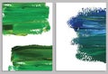 Art background business cards. Stroke of the paint brush. Royalty Free Stock Photo