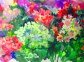 Watercolor art background abstract blue red white lilac Royalty Free Stock Photo