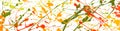 Art banner with paint blots, splashes, drops Royalty Free Stock Photo