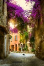 Art beautiful old town Provence Royalty Free Stock Photo