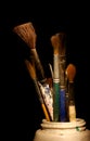 Art Brushes In a Jar Royalty Free Stock Photo