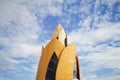 Art Building Vietnam on blue sky