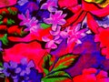Art callasic flowers colors designe
