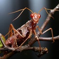 The Art of Camouflage: Macro Photo of a Stick Insect Blending with Its Surroundings