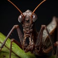 The Art of Camouflage: Macro Photo of a Stick Insect Blending with Its Surroundings