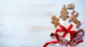 Christmas holidays ornament flat lay; Christmas card background Royalty Free Stock Photo