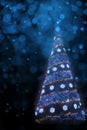 Art Christmas tree light background Royalty Free Stock Photo