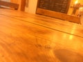 Art Close Wooden Cafe Table