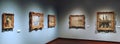 Art collection Inside Calouste Gulbenkian museum in Lisbon - room with famous paintings