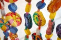 Art and craft design kid toys from recycle materials Royalty Free Stock Photo