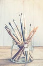Art and craft tools Royalty Free Stock Photo