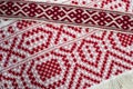 Art crafts of Belarus. technologies and techniques of weaving, hand weaving works in Slutsk Royalty Free Stock Photo
