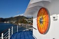 Art on cruise ship deck