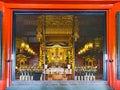 Art and culture in Sensoji buddhist temple in Asakusa,Tokyo Japan Royalty Free Stock Photo