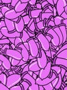 Cute condom cartoon pattern background